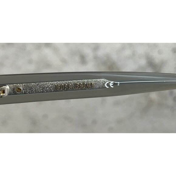 Bobbi Brown THE GRETCHEN/S 5CBHA Gray Brown Gold Square Sunglasses 52-18-140 - Picture 7 of 8